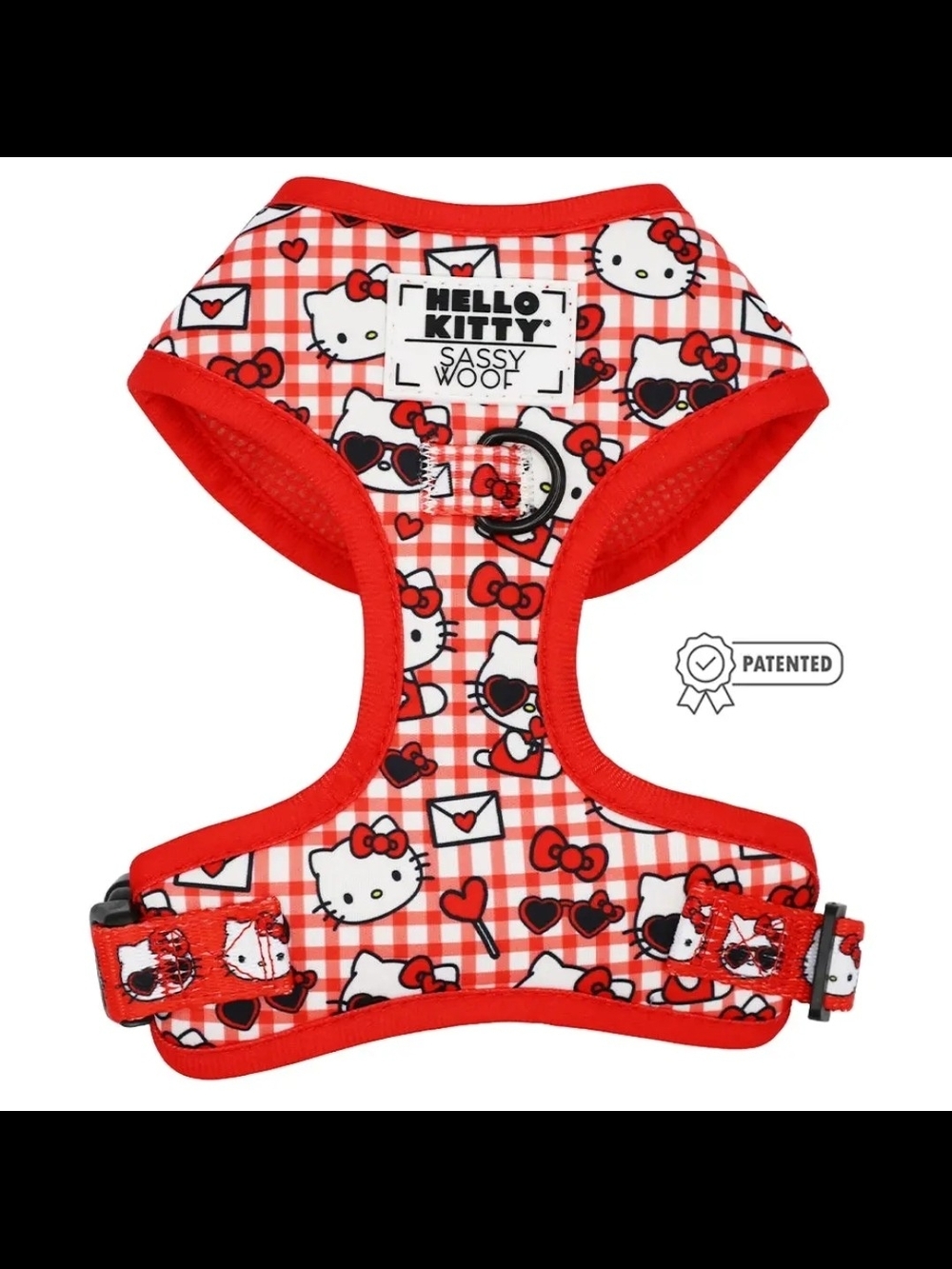 Hello Kitty Red Plaid Pet Harness